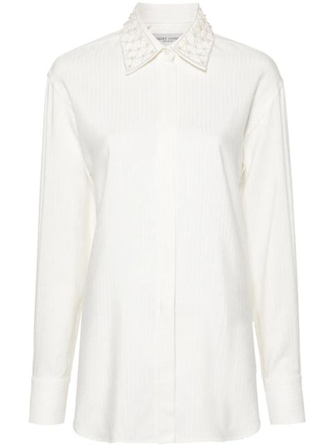 Golden Goose ribbed-effect shirt - Neutrals - zdjęcie produktu nr 1