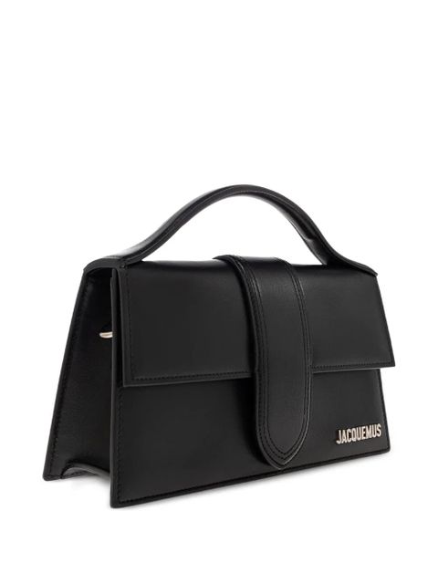 Jacquemus The Big Bambino top-handle leather bag - Black