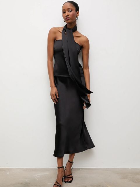 Answear.LAB top i spódnica damski kolor czarny - zdjęcie produktu nr 1