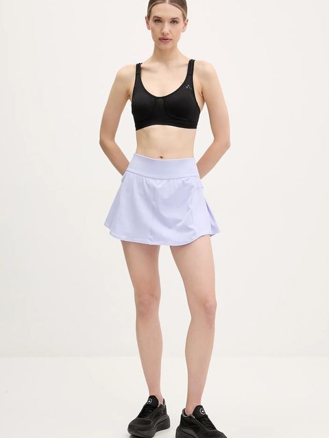 adidas Performance spódnica sportowa Tennis kolor niebieski mini rozkloszowana JG3626