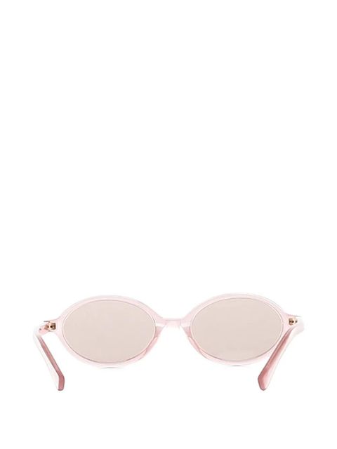 Miu Miu Eyewear oval-frame sunglasses - Pink