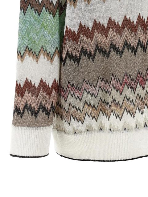 Missoni zigzag-knit cardigan - White