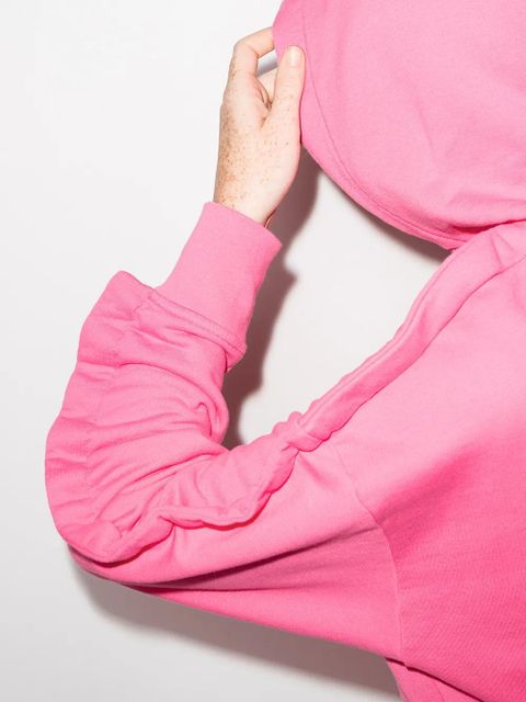 AMBUSH embroidered logo hoodie - Pink