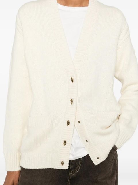 Moncler V-neck cardigan - Neutrals