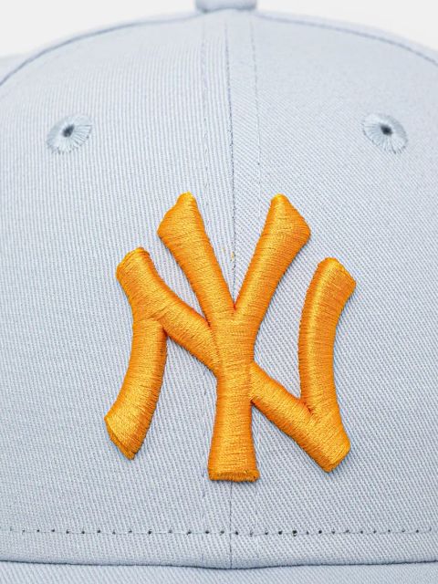 New Era czapka z daszkiem kolor niebieski gładka 60595165