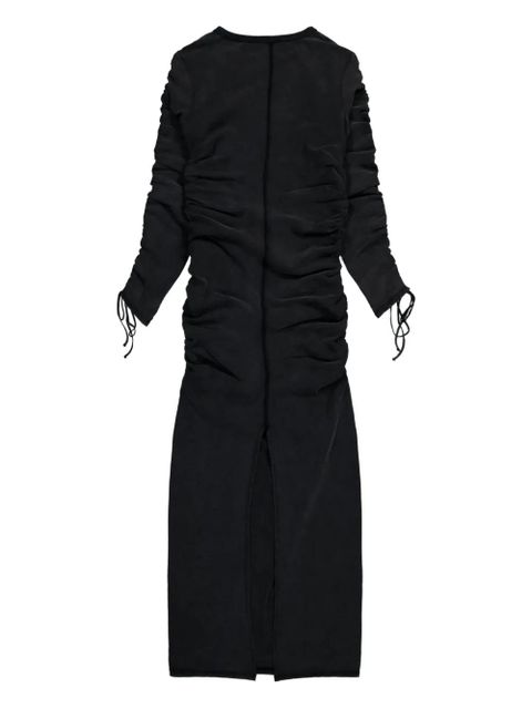 MISBHV Community gathered maxi dress - Black