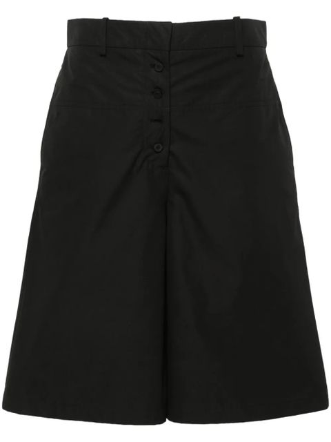 Jil Sander high-waist bermuda shorts - Black - zdjęcie produktu nr 1