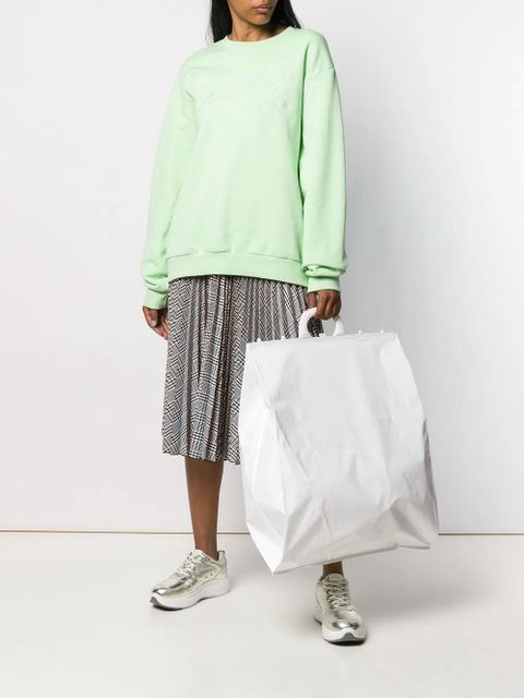 MM6 Maison Margiela oversized tote bag - White - zdjęcie produktu nr 2