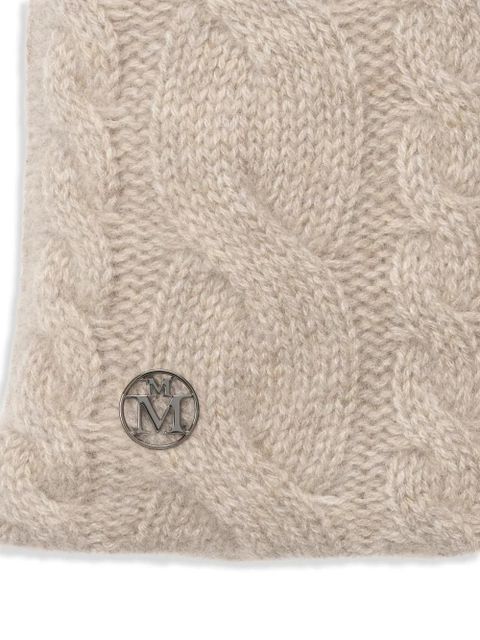 Maison Michel Jolene mittens - Neutrals - zdjęcie produktu nr 2