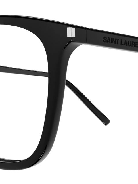 Saint Laurent Eyewear rectangle-frame glasses - Black