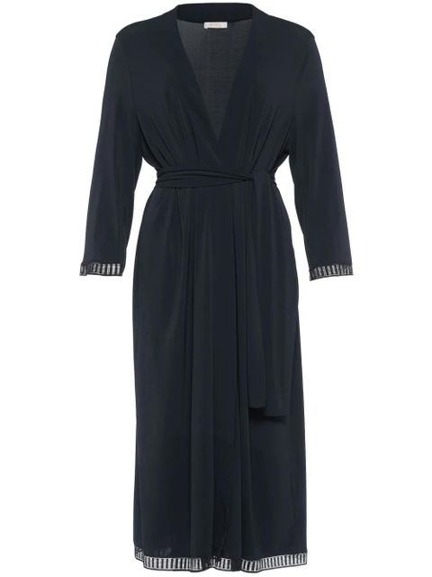 ERES Violette lace trim robe - Blue - zdjęcie produktu nr 1