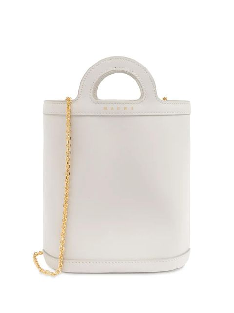 Marni mini Tropicalia bucket bag - White - zdjęcie produktu nr 1