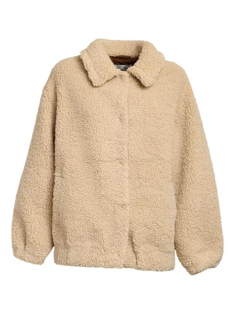 MC2 Saint Barth Jeanne teddy patch jacket - Neutrals - zdjęcie produktu nr 1