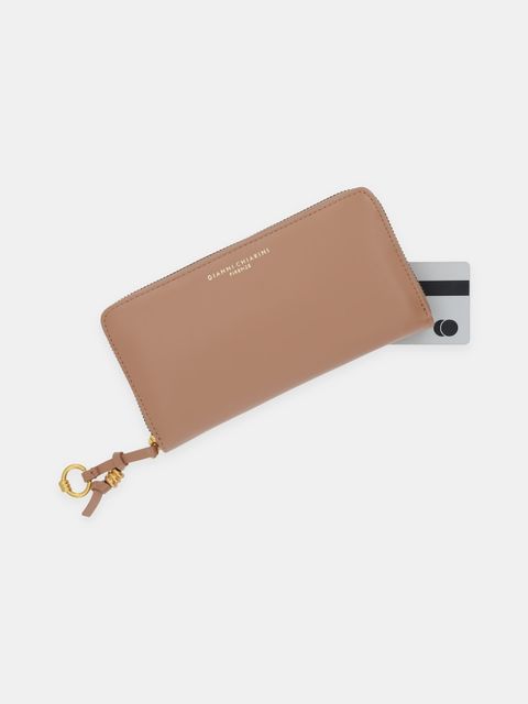 Gianni Chiarini portfel skórzany damski kolor brązowy PF.5042.NA