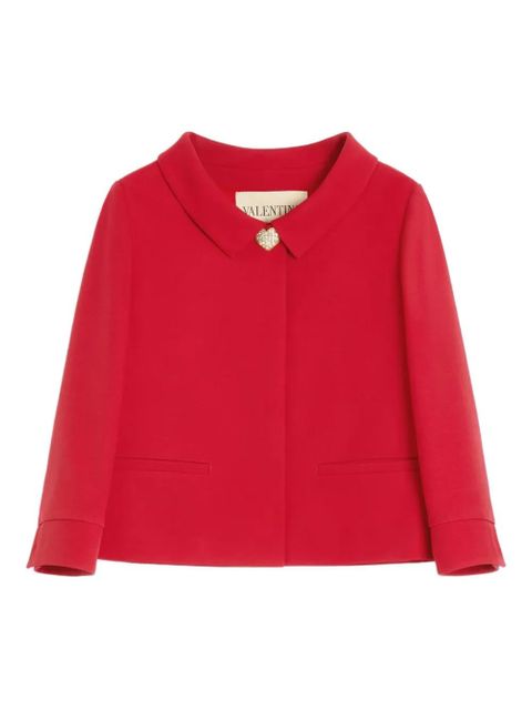 Valentino Garavani heart-detail jacket - Red - zdjęcie produktu nr 1