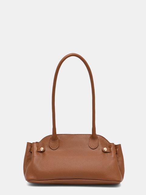 Answear.LAB torebka skórzana kolor brązowy - zdjęcie produktu nr 1