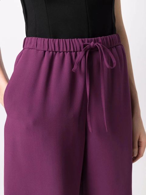 Valentino Garavani drawstring knee-length shorts - Purple