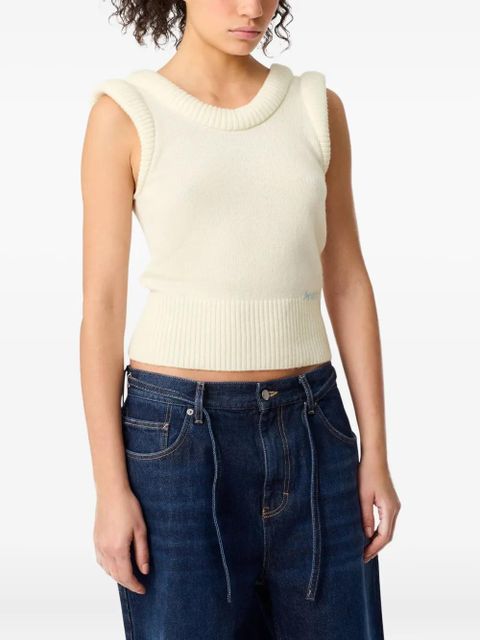 Axel Arigato Marla ribbed vest - Neutrals