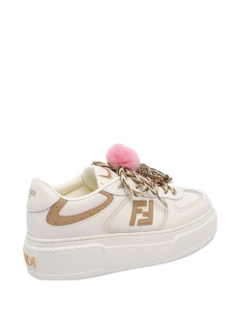 FENDI Match platform sneakers - Neutrals