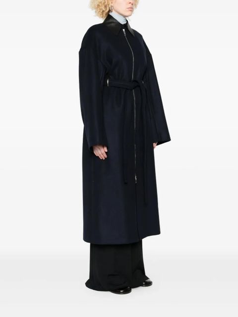 Sportmax zip-up trench coat - Black - zdjęcie produktu nr 2