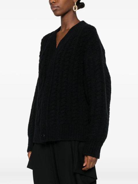 Nanushka cable-knit cardigan - Black