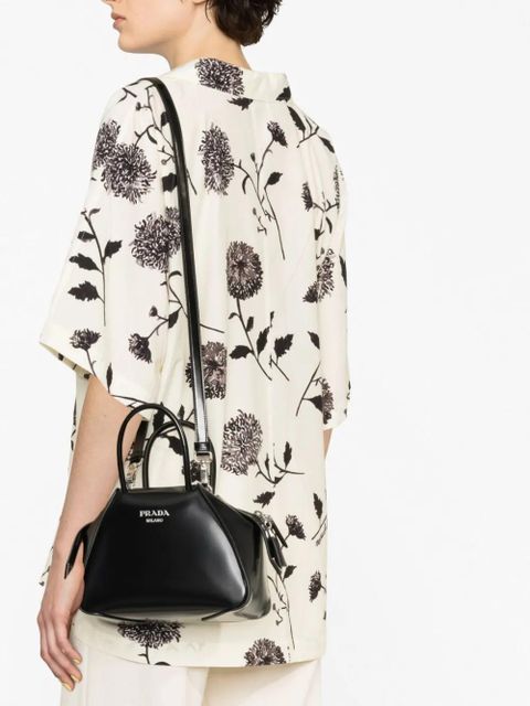 Prada Supernova brushed leather tote bag - Black