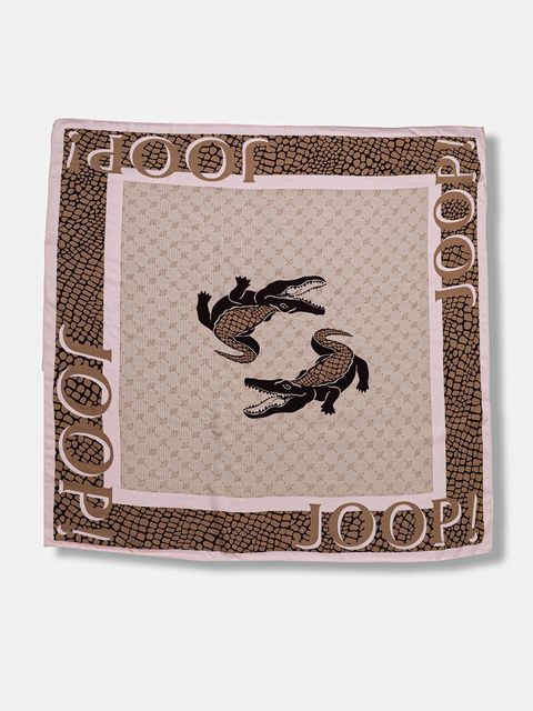 Joop! chusta damska kolor beżowy wzorzysta 30048970