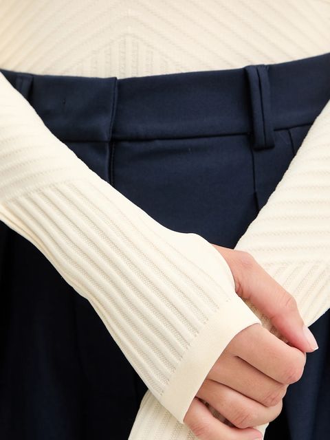 Patrizia Pepe sweter damski kolor beżowy lekki z półgolfem 2K0361 K667