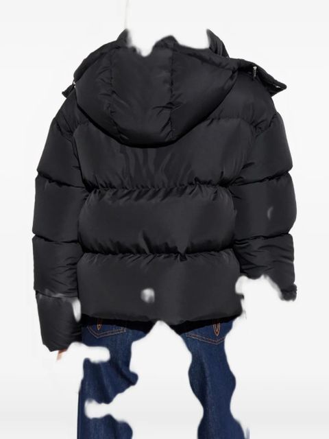 Versace hooded zip-fastening jacket - Black