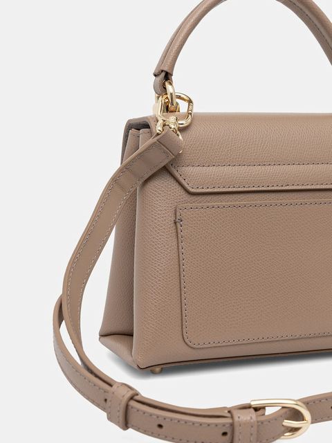 Furla torebka skórzana kolor beżowy WB00109.ARE000.1257S