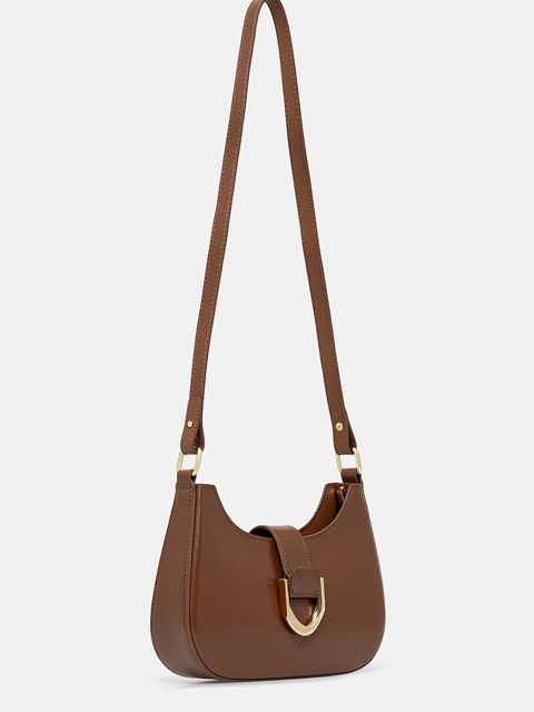 Answear.LAB torebka skórzana kolor brązowy - zdjęcie produktu nr 2