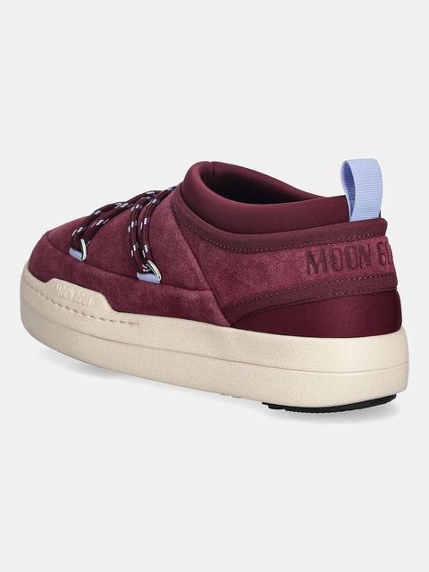 Moon Boot śniegowce MB PARK ICON SUEDE kolor czerwony 80D2470170 D013 - zdjęcie produktu nr 2
