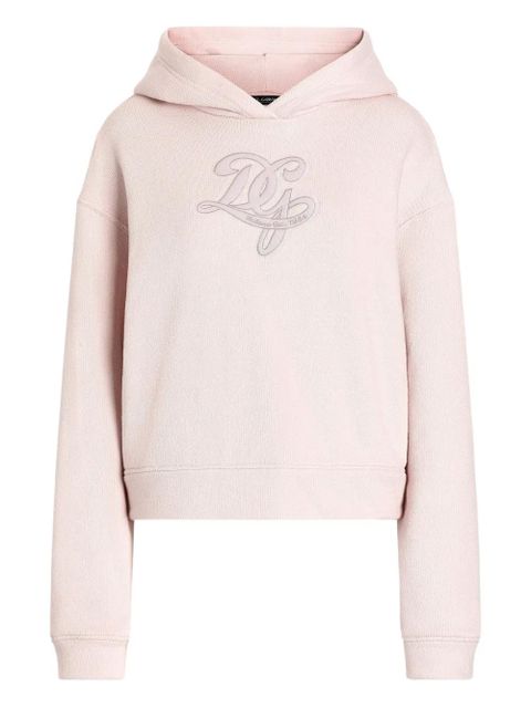 Dolce & Gabbana long-sleeve embroidered hoodie - Pink - zdjęcie produktu nr 1