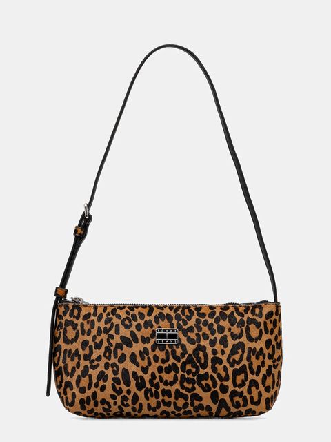 Tommy Jeans torebka skórzana kolor brązowy AW0AW18008 - zdjęcie produktu nr 1