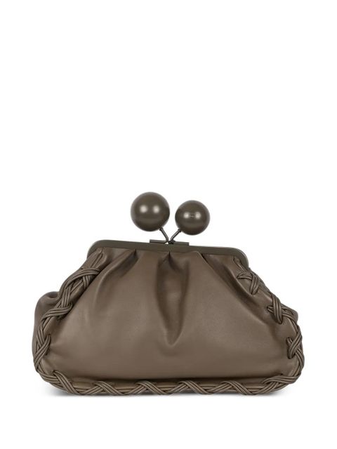 Weekend Max Mara Medium Pasticciono braided detail kiss-lock clutch bag - Green - zdjęcie produktu nr 1