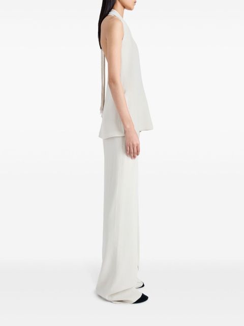 Proenza Schouler Weyes Matte Trousers - White