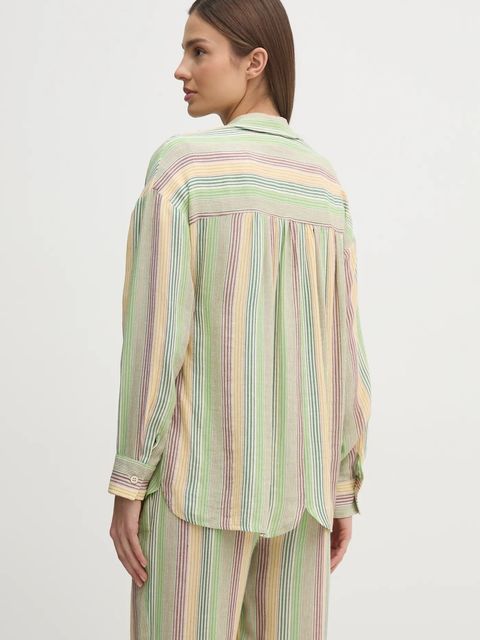 La Petite Française koszula z domieszką lnu CHARLENE