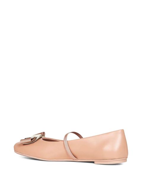 Ferragamo Vara square-toe ballet flats - Pink