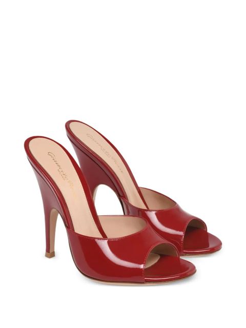 Gianvito Rossi Sofia mules - Red - zdjęcie produktu nr 2