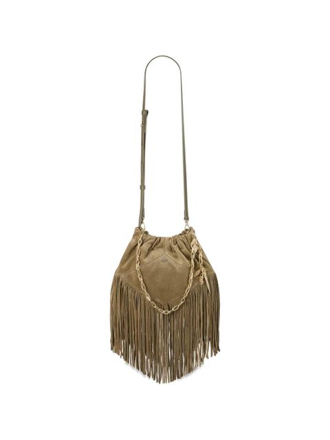 Ba&Sh June fringe-detail shoulder bag - Brown