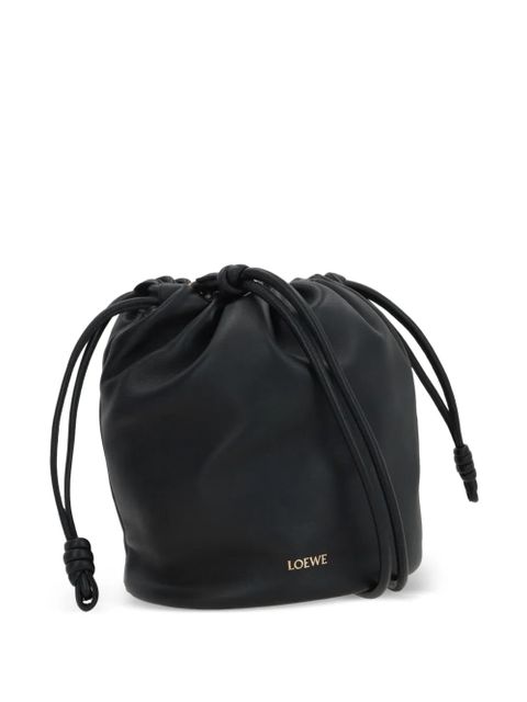 LOEWE small Flamenco bucket bag - Black