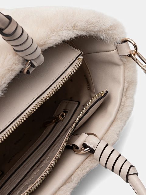 Guess torebka SHAIDA kolor beżowy HWWE81 43220