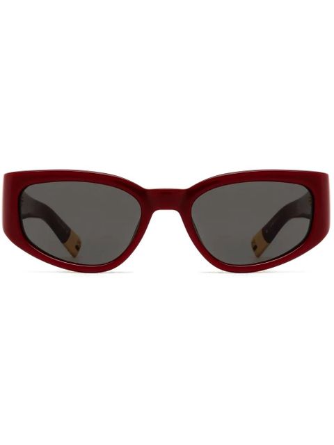 Jacquemus oversize-frame sunglasses - Red - zdjęcie produktu nr 1
