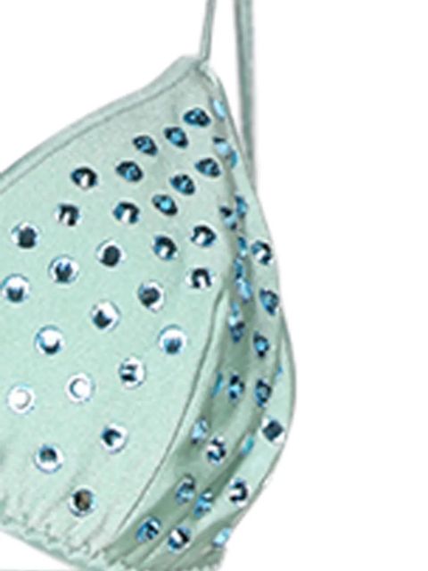 Oséree Gem crystal-embellished bikini - Green - zdjęcie produktu nr 2