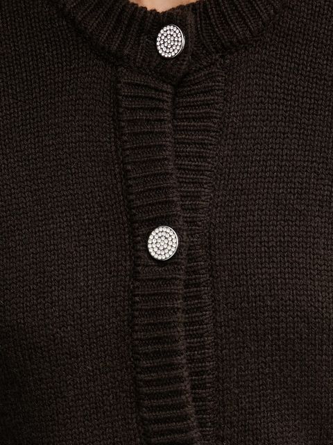 ZADIG&VOLTAIRE kardigan kaszmirowy damski kolor brązowy KWCA01641