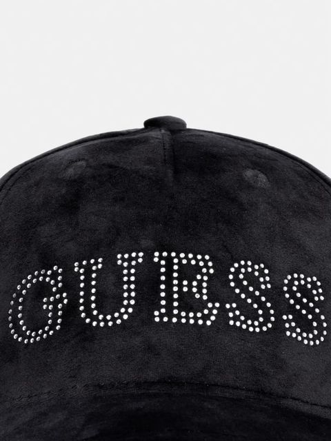 Guess czapka z daszkiem welurowa - zdjęcie produktu nr 1