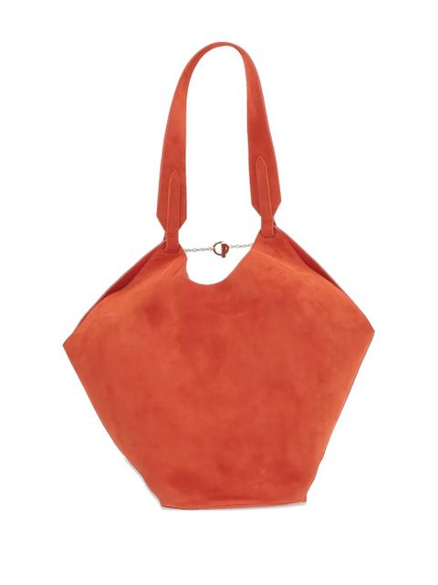 KHAITE hexagonal-shaped tote bag - Orange - zdjęcie produktu nr 2