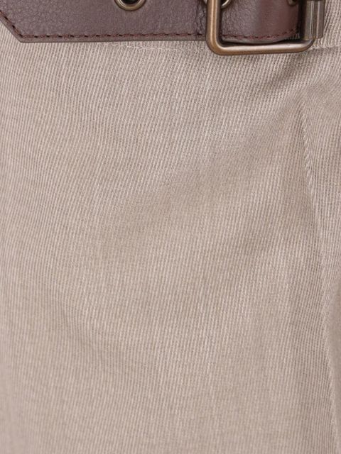 LOEWE buckle elasticated shorts - Neutrals - zdjęcie produktu nr 2