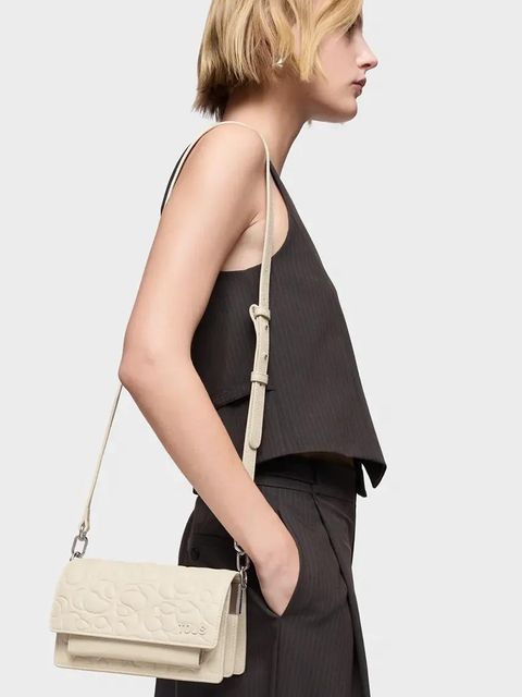 Tous torebka skórzana GRETA kolor beżowy 2002204701