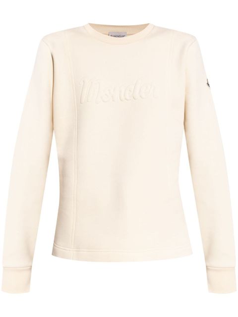 Moncler logo-patch sweatshirt - Neutrals - zdjęcie produktu nr 1